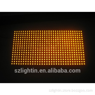 popular led module p10 outdoor amber /yellow color led display module